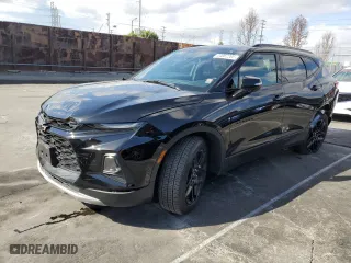 2022 Chevrolet Blazer LT with VIN 3GNKBDRS3NS123491, listed as a Copart auction lot 44067265 with 52,836 mi miles and Salvage Title. Bid and sale history available at carsss.com. Image 1.