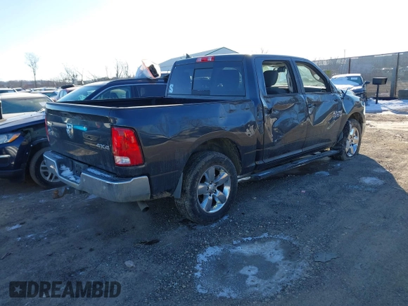 2018 Ram 1500 Big Horn with VIN 1C6RR7LG7JS333193, listed as a IAAI auction lot 41349921 with 87,421 mi miles. Bid and sale history available at carsss.com. Image 4.