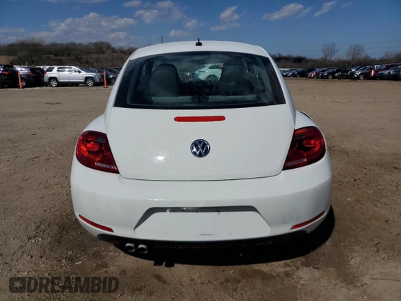 2015 Volkswagen Beetle Fleet Edition with VIN 3VWF17AT8FM647418, listed as a Copart auction lot 50605905 with 105,671 mi miles and Salvage Title. Bid and sale history available at DreamBid. Image 6.