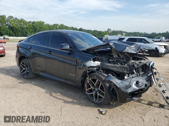 2015 BMW X6 xDrive35i with VIN 5UXKU2C58F0F94895, listed as a Copart auction lot 57175633 with 81,198 mi miles. Bid and sale history available at carsss.com. Image 4.