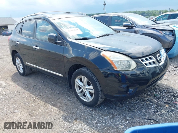 2012 Nissan Rogue S with VIN JN8AS5MV7CW382180, listed as a IAAI auction lot 42616221 with 121,005 mi miles and . Bid and sale history available at DreamBid. Image 1.