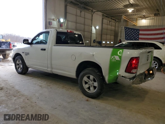 2019 Ram 1500 Classic Tradesman with VIN 3C6JR6DT9KG541152, listed as a Copart auction lot 43781375 with 65,908 mi miles and Salvage Title. Bid and sale history available at carsss.com. Image 2.