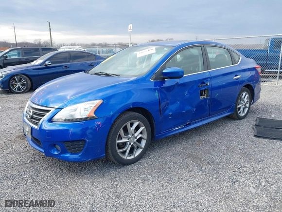 2013 Nissan Sentra SV with VIN 3N1AB7AP1DL619902, listed as a IAAI auction lot 41656100 with 161,254 mi miles. Bid and sale history available at carsss.com. Image 2.
