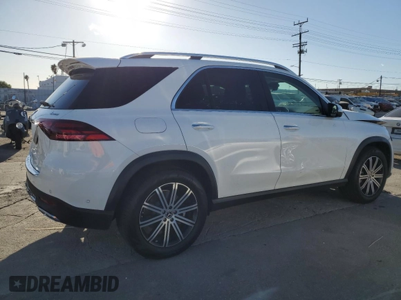 2024 Mercedes-Benz GLE 450 with VIN 4JGFB5KB6RB177388, listed as a Copart auction lot 47432645 with 3,674 mi miles and Salvage title. Bid and sale history available at DreamBid. Image 3.