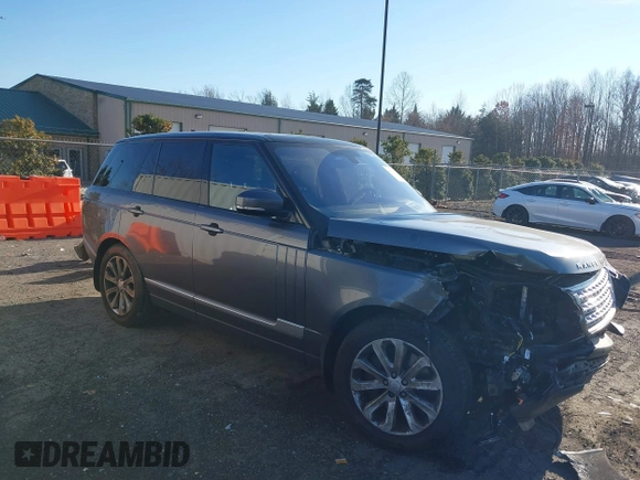 2016 Land Rover Range Rover HSE with VIN SALGS2PFXGA308076, listed as a IAAI auction lot 41161100 with 56,313 mi miles and . Bid and sale history available at DreamBid. Image 1.