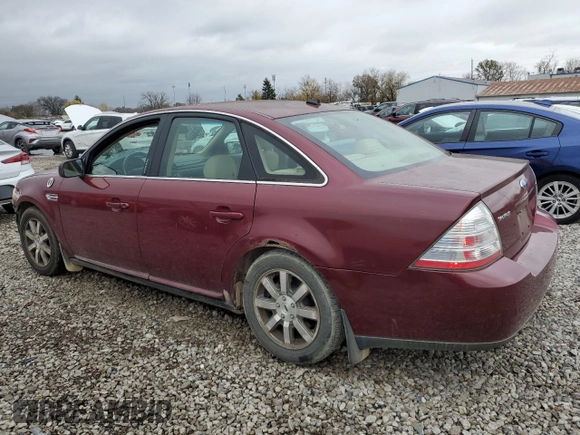 2008 Ford Taurus SEL with VIN 1FAHP24W48G124354, listed as a Copart auction lot 80499924 with 0 mi miles and Salvage Title. Bid and sale history available at carsss.com. Image 2.