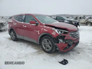 2018 Hyundai Santa Fe 2.4L z VIN 5XYZTDLB0JG547428, wystawiony jako Copart lot #45593005 z przebiegiem 51 394 mil mil oraz Szkoda całkowita • Salvage title. Historia ofert i sprzedaży dostępna na DreamBid. Obrazek 4.