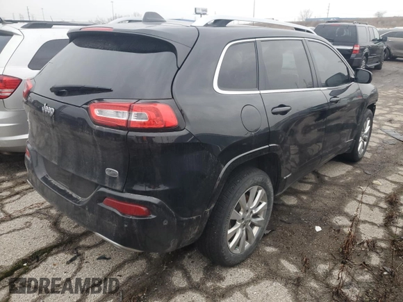 2016 Jeep Cherokee Overland with VIN 1C4PJLJS5GW315493, listed as a Copart auction lot 84885984 with 109,908 mi miles and Clean title. Bid and sale history available at DreamBid. Image 3.