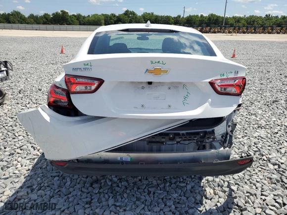2022 Chevrolet Malibu LT with VIN 1G1ZD5ST5NF199110, listed as a Copart auction lot 51259185 with 8,066 mi miles and Salvage Title. Bid and sale history available at carsss.com. Image 6.