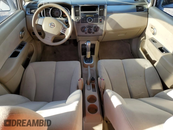 2008 Nissan Versa 1.8 S with VIN 3N1BC13E98L350841, listed as a Copart auction lot 47724015 with 69,743 mi miles and Salvage Title. Bid and sale history available at carsss.com. Image 8.