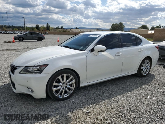2014 Lexus GS 350 with VIN JTHBE1BL3E5036183, listed as a Copart auction lot 51479205 with 124,272 mi miles and Salvage Title. Bid and sale history available at DreamBid. Image 1.