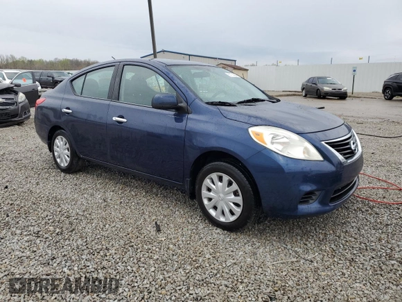 2012 Nissan Versa SL with VIN 3N1CN7AP6CL884278, listed as a Copart auction lot 51774245 with 163,084 mi miles and Salvage Title. Bid and sale history available at carsss.com. Image 4.