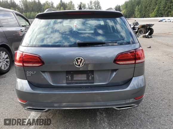 2019 Volkswagen Golf SportWagen S with VIN 3VWY57AUXKM508889, listed as a Copart auction lot 67455443 with 21,197 mi miles. Bid and sale history available at carsss.com. Image 6.