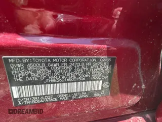 2006 Lexus IS 350 z VIN JTHBE262165001506, wystawiony jako Copart lot #58249055 z przebiegiem 213 188 mil mil oraz Czysty tytuł • Clean title. Historia ofert i sprzedaży dostępna na DreamBid. Obrazek 10.