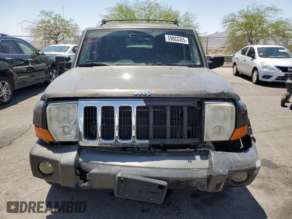 2006 Jeep Commander Limited with VIN 1J8HG58296C170911, listed as a Copart auction lot 59883355 with 112,860 mi miles and Salvage title. Bid and sale history available at DreamBid. Image 5.