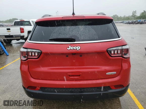 2019 Jeep Compass Latitude with VIN 3C4NJCBB0KT613695, listed as a Copart auction lot 61493135 with 103,602 mi miles and Salvage title. Bid and sale history available at DreamBid. Image 6.