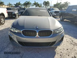 2023 BMW 3 Series 330e with VIN 3MW39FF03P8D03381, listed as a Copart auction lot 87578195 with 19,441 mi miles and Non Repairable. Bid and sale history available at carsss.com. Image 5.
