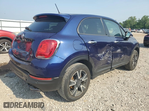 2016 FIAT 500X Easy with VIN ZFBCFYBT7GP386129, listed as a Copart auction lot 60502325 with 136,438 mi miles and Salvage title. Bid and sale history available at DreamBid. Image 3.