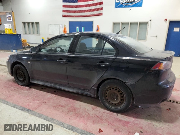 2010 Mitsubishi Lancer DE with VIN JA32U1FU5AU017835, listed as a Copart auction lot 87632195 with 122,600 mi miles and Salvage Title. Bid and sale history available at carsss.com. Image 2.