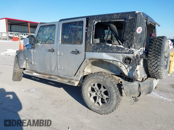 2008 Jeep Wrangler Unlimited Sahara with VIN 1J4GA59108L512527, listed as a IAAI auction lot 41625750 with 176,027 mi miles and . Bid and sale history available at DreamBid. Image 3.