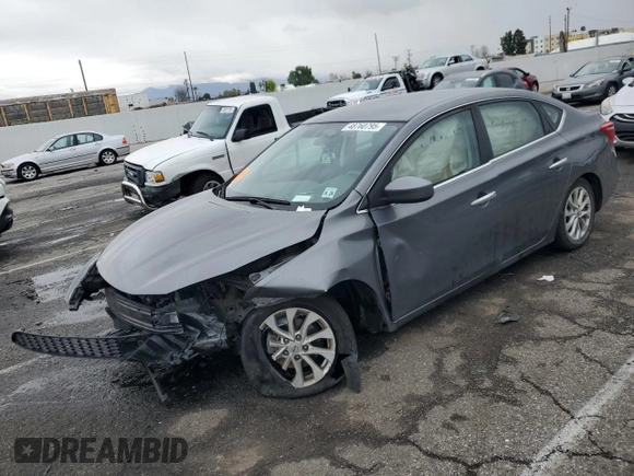 2019 Nissan Sentra SV with VIN 3N1AB7AP7KY401723, listed as a Copart auction lot 48760795 with Not Provided miles and Salvage Title. Bid and sale history available at DreamBid. Image 1.