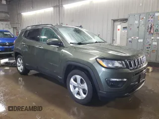 2020 Jeep Compass Latitude with VIN 3C4NJCBB6LT162340, listed as a Copart auction lot 49389335 with 99,232 mi miles and Salvage Title. Bid and sale history available at carsss.com. Image 4.