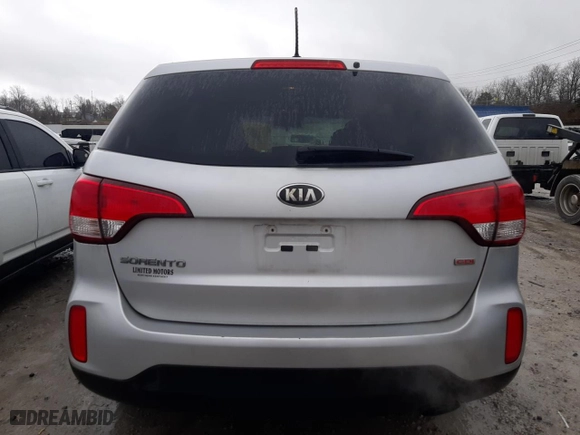 2014 Kia Sorento LX with VIN 5XYKT3A61EG504918, listed as a Copart auction lot 84441114 with 151,634 mi miles and Salvage Title. Bid and sale history available at carsss.com. Image 6.