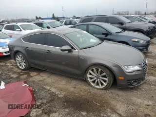 2012 Audi A7 3.0 Premium Plus with VIN WAUYGAFC3CN050160, listed as a Copart auction lot 52373125 with 127,617 mi miles and Clean Title. Bid and sale history available at carsss.com. Image 4.