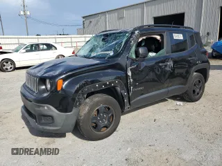 2017 Jeep Renegade Sport z VIN ZACCJBAB3HPG37413, wystawiony jako Copart lot #60400675 z przebiegiem 99 947 mil mil oraz Szkoda całkowita • Salvage title. Historia ofert i sprzedaży dostępna na DreamBid. Obrazek 1.