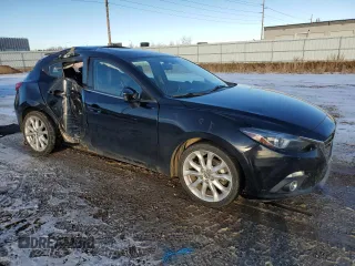 2014 Mazda 3 S Grand Touring with VIN JM1BM1M31E1178122, listed as a Copart auction lot 86832524 with 131,520 mi miles and Salvage title. Bid and sale history available at DreamBid. Image 4.