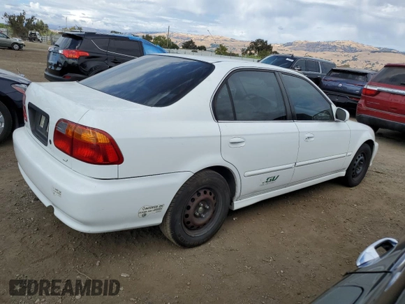 1999 Honda Civic z VIN 1HGEN1647XL000031, wystawiony jako Copart lot #72255414 z przebiegiem 170 585 mil mil oraz Szkoda całkowita • Salvage title. Historia ofert i sprzedaży dostępna na DreamBid. Obrazek 3.