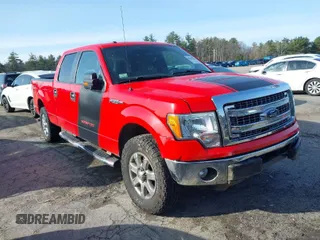 2014 Ford F-150 XL with VIN 1FTFW1EF5EFA33706, listed as a IAAI auction lot 41893320 with 158,330 mi miles. Bid and sale history available at carsss.com. Image 1.