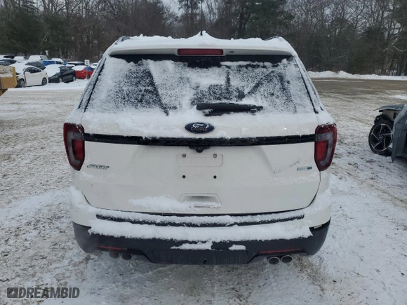 2019 Ford Explorer Sport with VIN 1FM5K8GT4KGA47715, listed as a Copart auction lot 89241375 with 82,147 mi miles and Salvage Title. Bid and sale history available at carsss.com. Image 6.