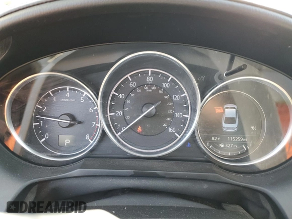 2017 Mazda 6 Grand Touring with VIN JM1GL1W5XH1133708, listed as a Copart auction lot 49009255 with 115,259 mi miles and Salvage Title. Bid and sale history available at carsss.com. Image 9.
