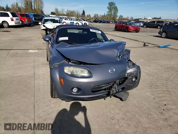2006 Mazda MX-5 Miata Touring with VIN JM1NC25F760103494, listed as a Copart auction lot 50738485 with 117,089 mi miles and Salvage title. Bid and sale history available at DreamBid. Image 10.