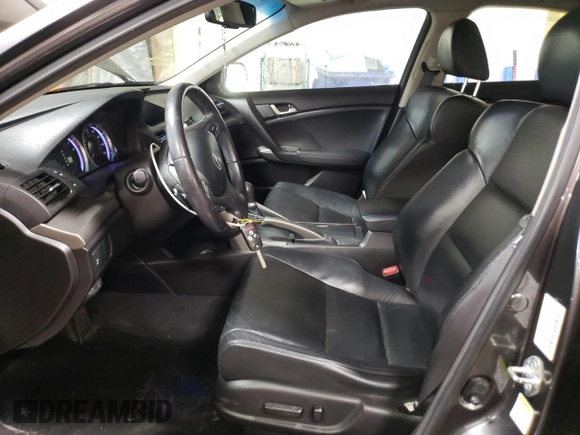 2010 Acura TSX with VIN JH4CU2F64AC043828, listed as a Copart auction lot 52566435 with 74,159 mi miles and Salvage Title. Bid and sale history available at carsss.com. Image 7.