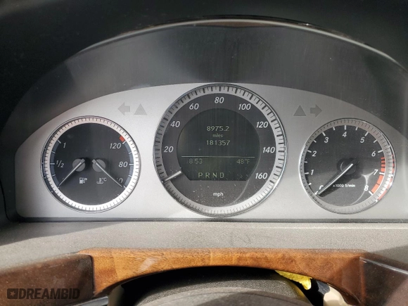 2011 Mercedes-Benz GLK-Class GLK 350 with VIN WDCGG5GB1BF695534, listed as a Copart auction lot 87739055 with 181,357 mi miles and Salvage Title. Bid and sale history available at carsss.com. Image 9.