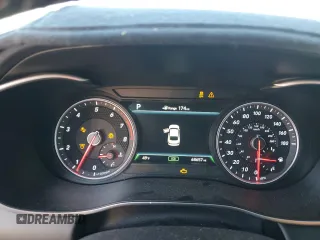 2019 Genesis G70 2.0T Advanced with VIN KMTG44LA7KU019530, listed as a Copart auction lot 81485154 with 68,657 mi miles and Salvage Title. Bid and sale history available at carsss.com. Image 9.