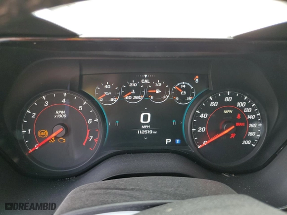 2017 Chevrolet Camaro 1SS with VIN 1G1FF3D70H0206201, listed as a Copart auction lot 47059855 with 112,519 mi miles and Clean Title. Bid and sale history available at carsss.com. Image 9.