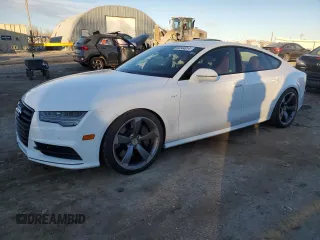 2017 Audi S7 Premium Plus with VIN WAUWFAFC5HN055118, listed as a Copart auction lot 84344914 with 60,750 mi miles and Salvage Title. Bid and sale history available at carsss.com. Image 1.