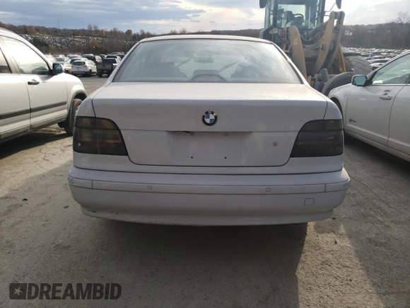 2001 BMW 5 Series 525iA with VIN WBADT43491GX22443, listed as a Copart auction lot 79480564 with 0 mi miles and Salvage Title. Bid and sale history available at carsss.com. Image 6.