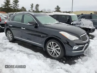 2016 Infiniti QX50 with VIN JN1BJ0RR0GM271914, listed as a Copart auction lot 82159683 with 46,930 mi miles and Salvage Title. Bid and sale history available at carsss.com. Image 4.