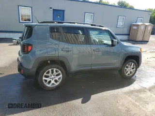 2017 Jeep Renegade Latitude with VIN ZACCJBBB9HPF91665, listed as a Copart auction lot 58564845 with 159,524 mi miles and Salvage title. Bid and sale history available at DreamBid. Image 3.