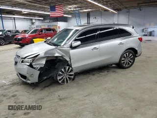 2015 Acura MDX Technology z VIN 5FRYD3H49FB004881, wystawiony jako Copart lot #54577125 z przebiegiem 103 649 mil mil oraz Szkoda całkowita • Salvage title. Historia ofert i sprzedaży dostępna na DreamBid. Obrazek 1.