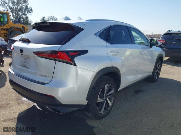 2020 Lexus NX with VIN JTJDARBZ4L5007813, listed as a IAAI auction lot 41988843 with 53,298 mi miles. Bid and sale history available at carsss.com. Image 4.
