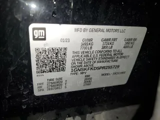 2023 Chevrolet Suburban Premier with VIN 1GNSKFKD5PR255729, listed as a Copart auction lot 48376385 with 64,196 mi miles and Clean Title. Bid and sale history available at DreamBid. Image 13.