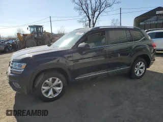 2018 Volkswagen Atlas 3.6L V6 SEL with VIN 1V2MR2CA3JC501261, listed as a Copart auction lot 53880095 with 160,956 mi miles and Salvage Title. Bid and sale history available at carsss.com. Image 1.