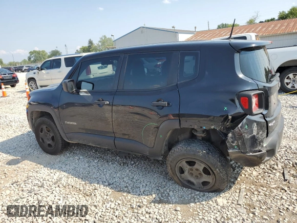 2015 Jeep Renegade Sport with VIN ZACCJBAT0FPB54554, listed as a Copart auction lot 66386814 with 115,219 mi miles and Salvage Title. Bid and sale history available at DreamBid. Image 2.