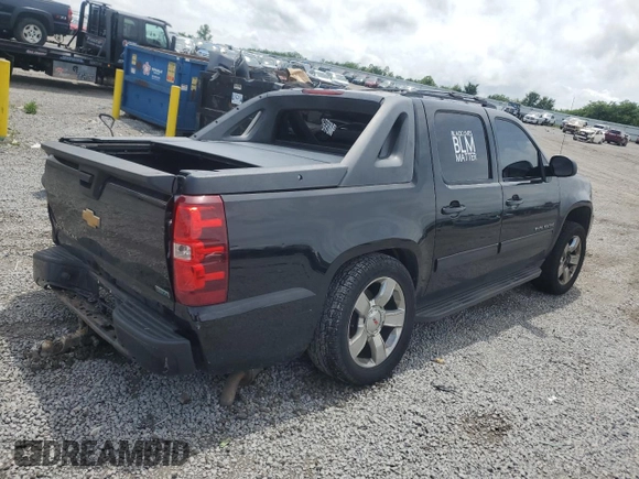 2012 Chevrolet Avalanche LS with VIN 3GNTKEE72CG117497, listed as a Copart auction lot 60795715 with 266,877 mi miles and Salvage title. Bid and sale history available at DreamBid. Image 3.