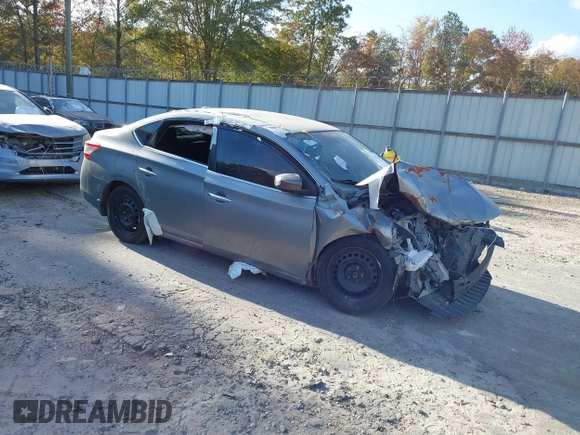 2013 Nissan Sentra S with VIN 3N1AB7APXDL640831, listed as a IAAI auction lot 40682260 with Not Provided miles and . Bid and sale history available at DreamBid. Image 1.